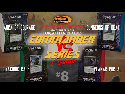 SpielRaum Commander Series 8 - Dungeons & Dragons: Adventures in the Forgotten Realms CMD Decks - G2
