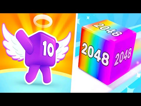 Level Up Numbers 2048 | Jelly Run 2048: New Shape - Gameplay Walkthrough Max Levels (Part 1)