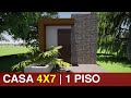 Casa 4x7 metros / Small house 4x7 Meters / rumah 4x7 / Tiny House / casa económica