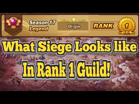 Is Siege Offence Becoming Too EASY?! Rank 1 Siege - Summoners War