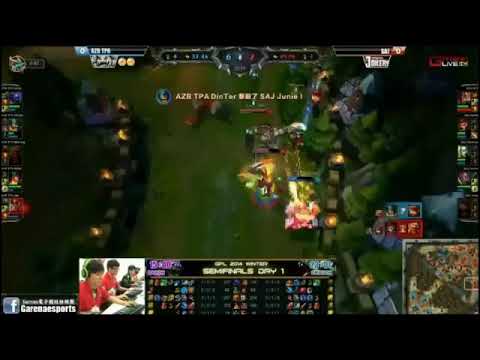 TPA Dinter Olaf VS SAJ Game 1 Semi Highlights   2014 GPL Winter MUST SEE