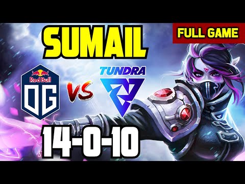 Sumail POV Templar assassin CARRY - OG vs Tundra GRAND-FINALS Game 5