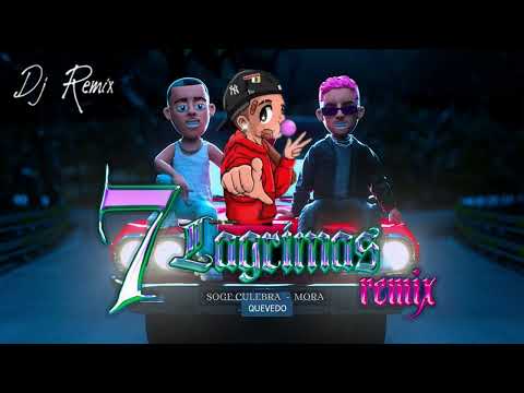 7 Lagrimas Remix - Quevedo, Mora, Soge Culebra - (IA) | DJ Remix