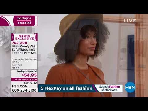 HSN | IMAN Global Chic Fashions 13th Anniversary - Fall Fashion Event 09.19.2021 - 12 AM