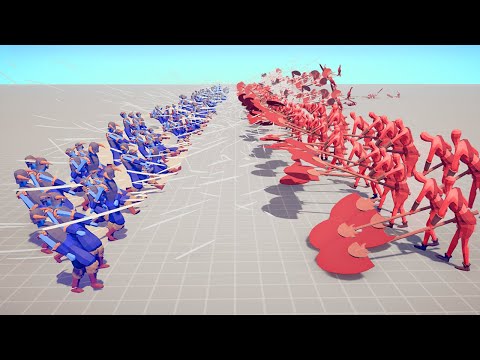 100x SHOUTER 🔥 vs 🔥 100x FAN BEARER / Totally Accurate Battle Simulator ( TABS )