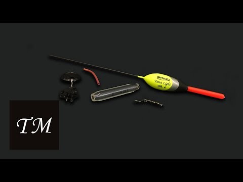 Posenmontage mit Glas