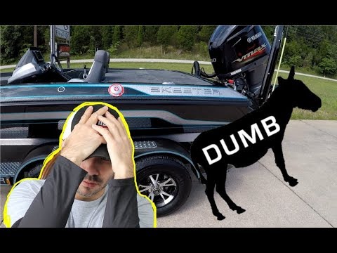 NOOB!! Mistakes were Made!! Newbie Bass Boat Fails!