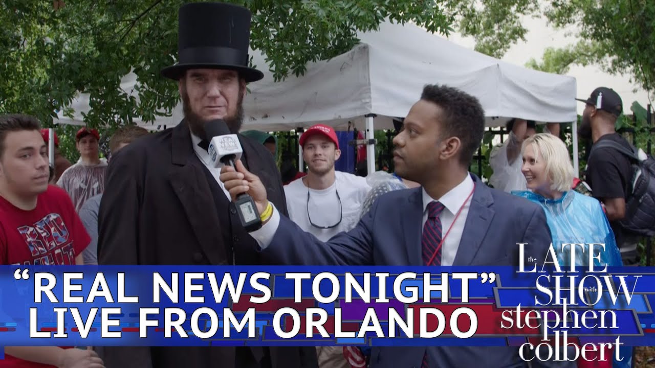 'Real News Tonight' Investigates Trump's Orlando Rally - YouTube
