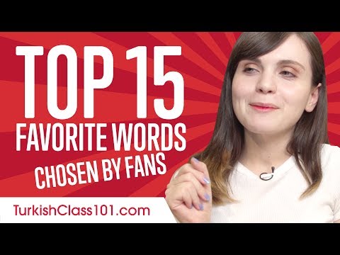 Learn the Top 15 Favorite Words (Chosen by Fans)
