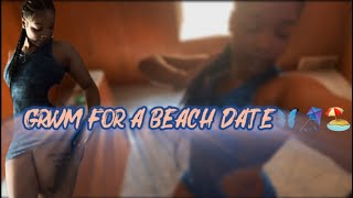 GRWM FOR A BEACH DATE🏖️🥹| PLUS I STARTED A…….🤫🤭