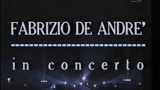 Fabrizio De André - concerto raro, Spoleto, live: Le nuvole
