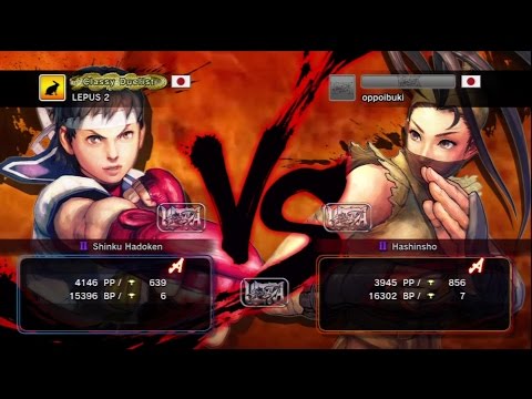 USF4 Ranked Match LEPUS 2 (Sakura) vs oppoibuki (Ibuki)