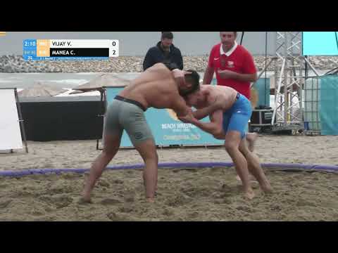 Round 1 Men's BW - 80 kg: V. VIJAY (IND) v. C. MANEA (ROU)