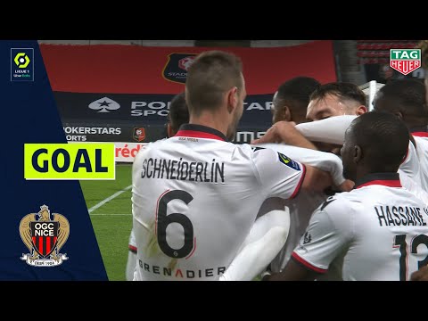 Goal Flavius DANILIUC (58' - OGC NICE) STADE RENNAIS FC - OGC NICE (1-2) 20/21