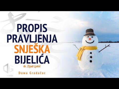 PROPIS PRAVLJENJA SNJEŠKA BIJELIĆA - dr. Zijad Ljakić