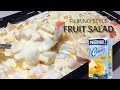 Fruit Salad Using Fruit Cocktail Creamy Fruit Salad Filipino Style