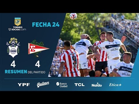 #TorneoSocios | Fecha 24 | resumen de Gimnasia - Estudiantes