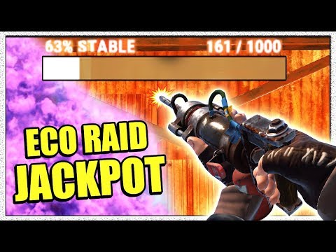 Rust RICH ECO RAID - Jack Hammer Raiding RICH NEIGHBORS = JACKPOT - vanilla (Rust Raids PvP Plays)