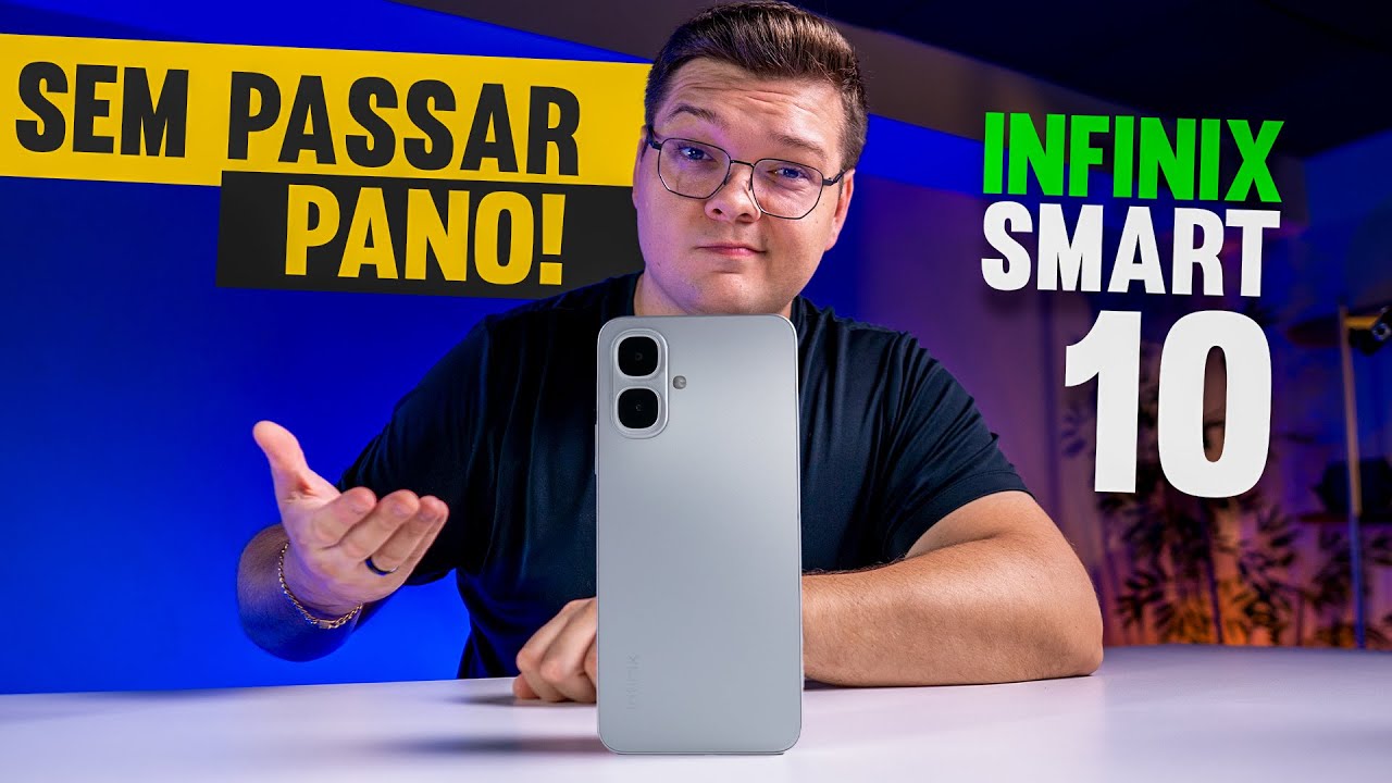Miniatura da avaliação em vídeo de Smartphone Infinix Smart 10 64GB 3GB+3GB RAM 5000mAh