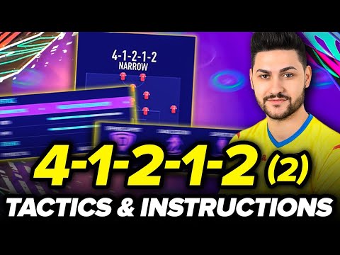 FIFA 21 BEST FORMATIONS 4-1-2-1-2 TUTORIAL / BEST TACTICS & INSTRUCTIONS / HOW TO PLAY 41212 (2)