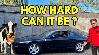 DIY Attempt Retrimming my Ferrari Interior for £50 ... What Could Go Wrong !!