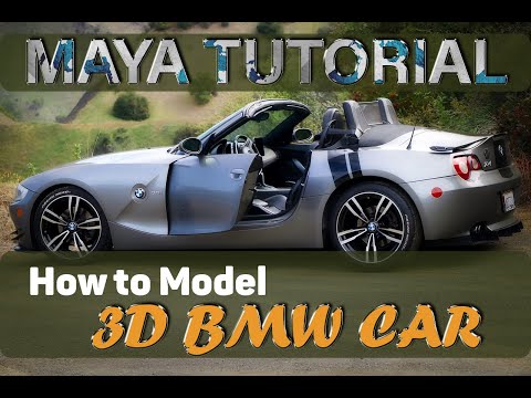 BMW 3D Car Modeling Time-lapse  |  Autodesk Maya 2023