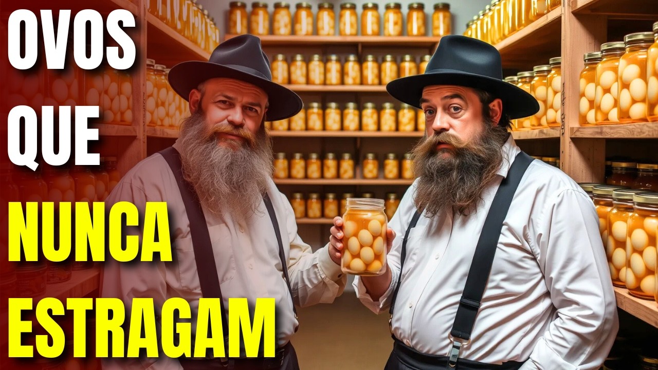 Como os Amish Conservam Ovos por 15 Anos Sem Refrigeração