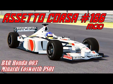 Thumbnail for Assetto Corsa #186# Mod # BAR Honda 003 - Minardi Cosworth PS01 by Honda e, Cosworth, rall
