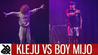 the co-ordination at is gold!!!(00:02:05 - 00:03:40) - KLEJU & ALEXINHO vs BOY MIJO & DHARNI | Dance Battle To The Beatbox 2017 | TOP 8 | WBC X FPDC