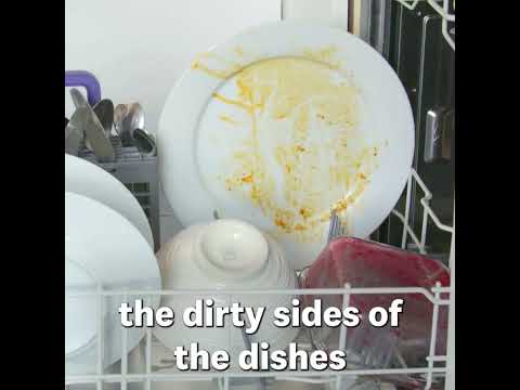 The best way to stack plates in a dishwasher |#viral #trending #ytshort #youtubeshort