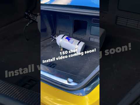 Nitrous installed! Let’s go see what this thing can do!!