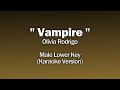 Olivia Rodrigo - Vampire (Male Lower Key)