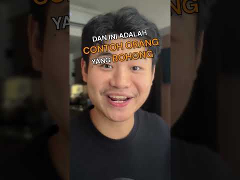 Trik supaya tau orang yang lagi bohong atau jujur