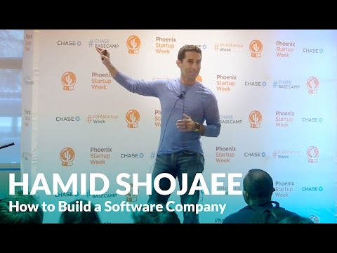 How to Start/Create/Build a Software Company - Hamid Shojaee PHX Startup Week
