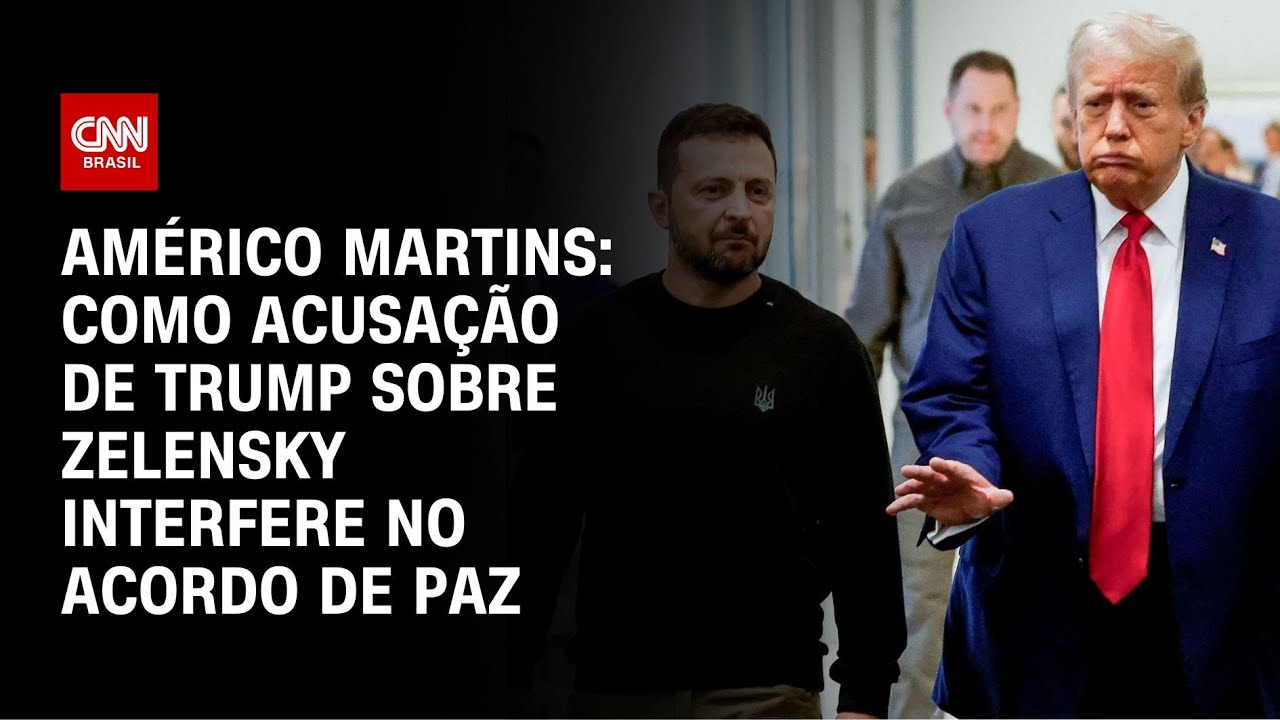 Américo Martins: Como acusação de Trump sobre Zelensky interfere no acordo de paz | CNN NOVO DIA