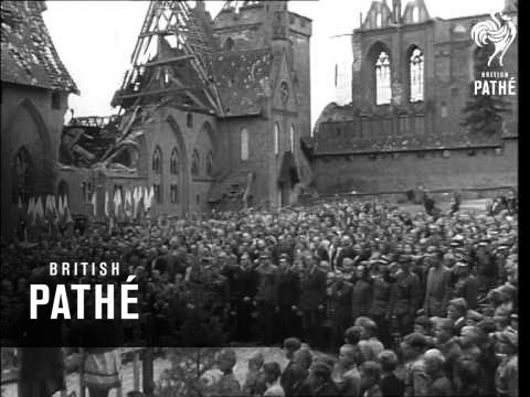 Malbork Castle. Poland (1947)