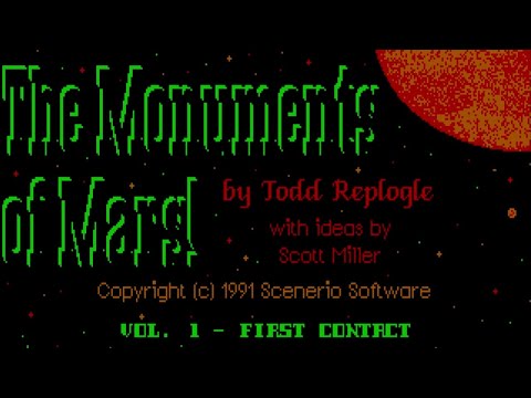 THE MONUMENTS OF MARS! - VOL. 1 - FIRST CONTACT (PC DOS) (1991) - Longplay [1080p] (uncommented)