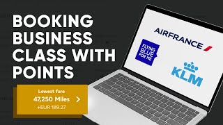 Redeeming points and miles for Air France or KLM business class - Flying Blue