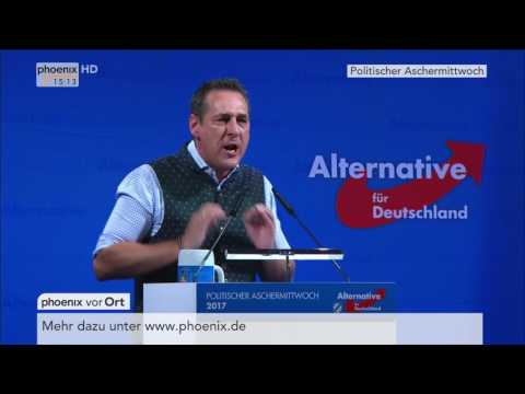 Politischer Aschermittwoch: Frauke Petry und Heinz-Christian Strache am 01.03.2017