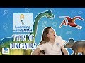 TYPES OF DINOSAURS Prehistoric Beasts LEARNING WITH SARAH Educational Videos For Kids