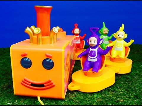TUBBY CUSTARD Teletubbies Musical Toy and Read Along Mini Book!