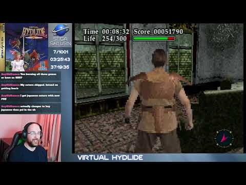 Japanese Sega Saturn challenge ~ 7/1001 Virtual Hydlide 2