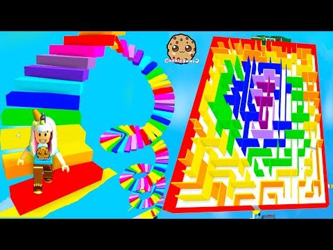 Easiest Obby Ever Rainbow Shape Obstacle Course Roblox Video - cookieswirlc roblox games gymnastics