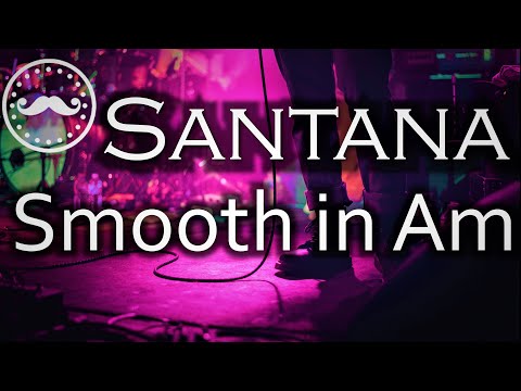 Santana Classic Latin Rock Backing Track in Am