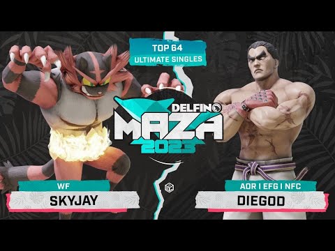 Delfino Maza 2023 [ESP] - Top 64 W - Skyjay (Incineroar) Vs. DieG0D (Kazuya) - Smash Ultimate
