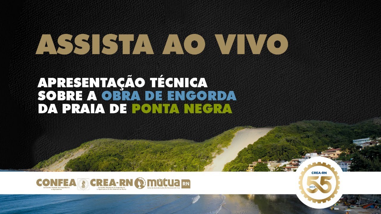 CREA - APRESENTAÇÃO TECNICA SOBRE A OBRA DE ENGORDA DE PONTA NEGRA