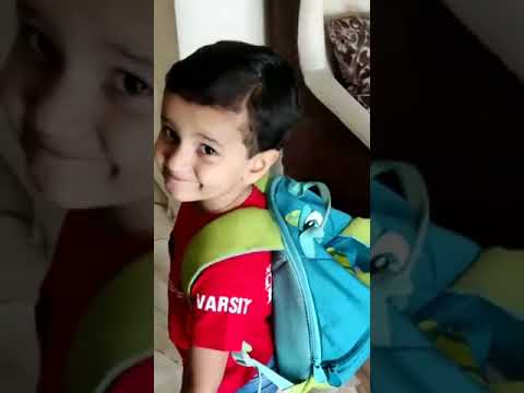 SchoolChaleHum#KinderGarden#FirstDayOfSchool#NewSchool#StarKid#CuriousForSchool#TeachersFavouriteKid