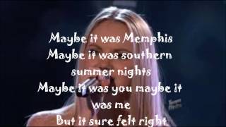 Danielle Bradbery-Maybe It Was Memphis-The Voice 4-Top 16 Live Playoffs