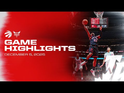 Raptors vs. Hornets Game Highlights | December 05, 2025