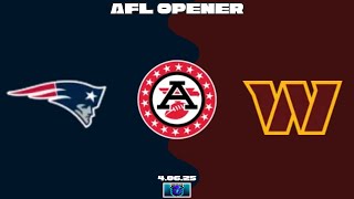 AFL Opener | NE v. WAS | Universe Football